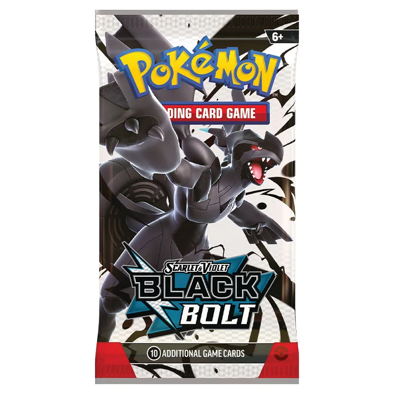 Sealed Pokémon TCG Black Bolt Booster Pack