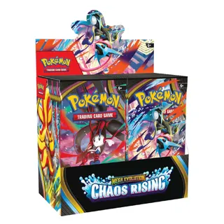 Sealed Pokémon TCG: Mega Evolution—Chaos Rising Booster Box (36 Packs)