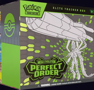 Sealed Pokémon TCG Mega Evolution—Perfect Order Elite Trainer Box