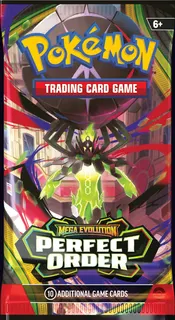 Sealed Pokémon TCG Mega Evolution—Perfect Order Booster Pack