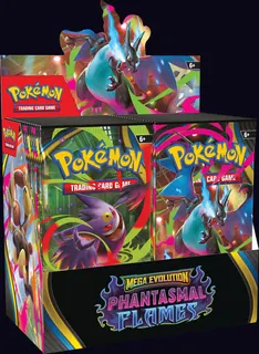 Sealed Pokémon TCG Mega Evolution—Phantasmal Flames Booster Box (36 Packs)